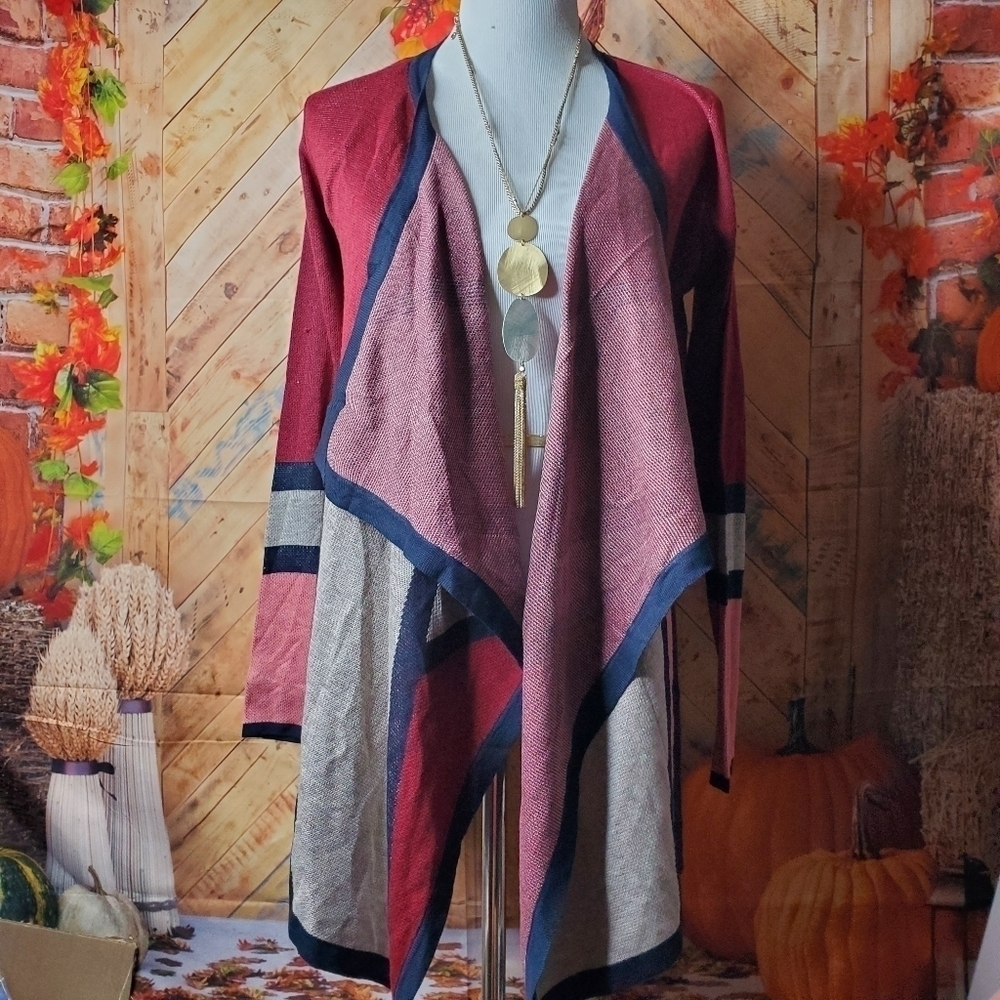 STACCATO SIZE‎ S MULTICOLOR FALL CARDIGAN SWEATER NWOT